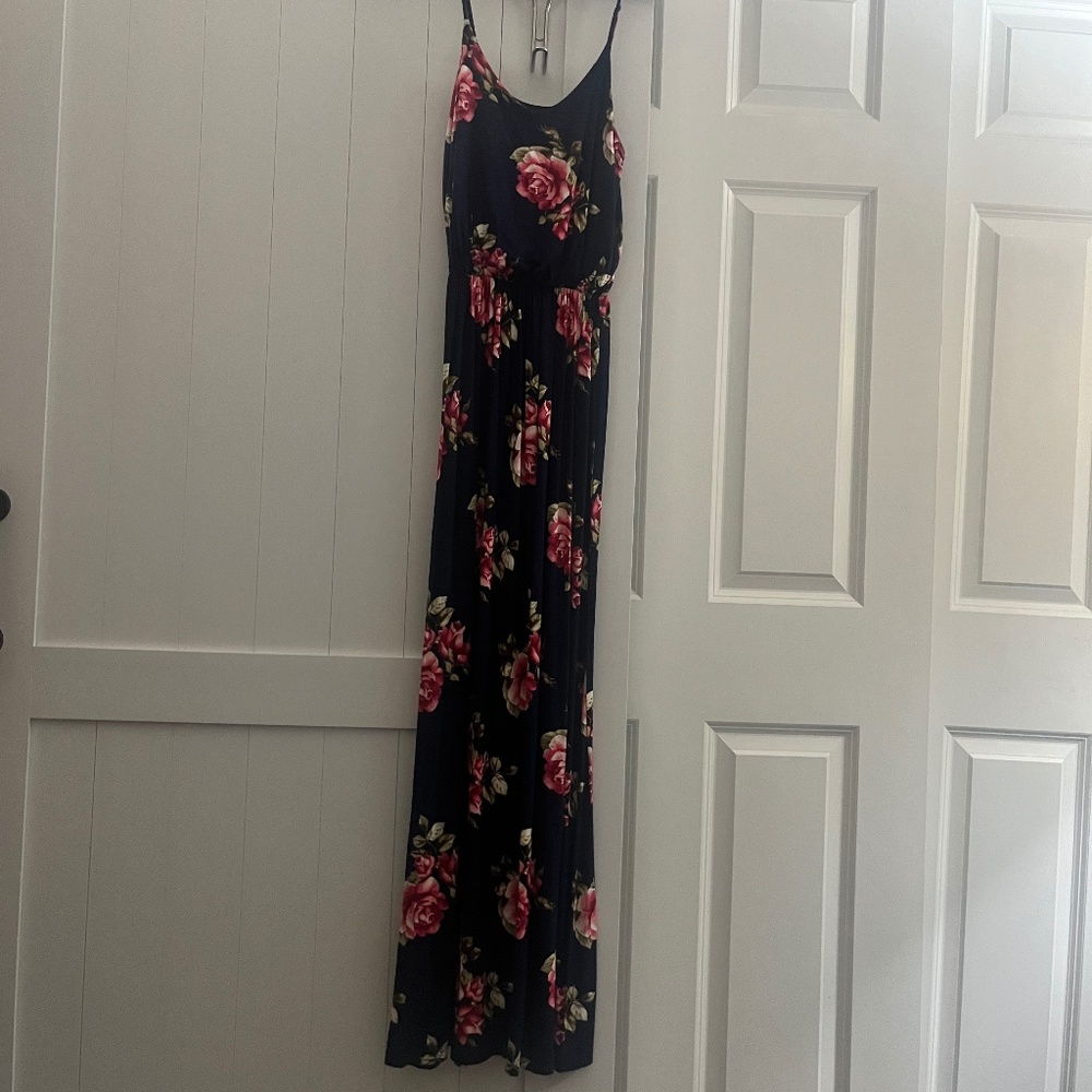 All In Favor Floral Maxi Dress